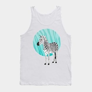 Zebra: stripes and pop art Tank Top